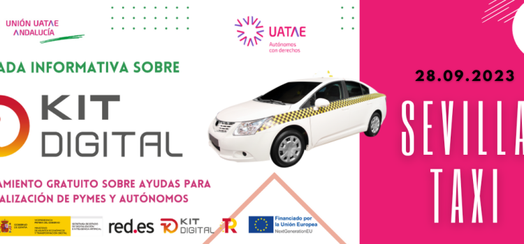 UATAE organiza una jornada para informar sobre el programa Kit Digital a las personas trabajadoras autónomas del taxi