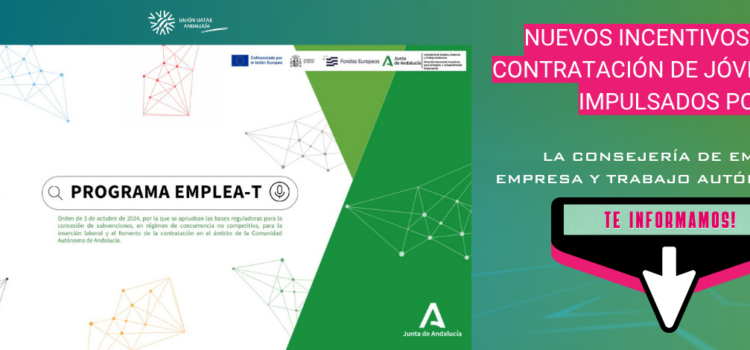Unión UATAE Andalucía informa sobre las ayudas del programa Emplea-T para el trabajo autónomo en Andalucía