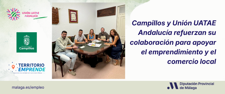 Campillos y Unión UATAE Andalucía refuerzan su colaboración para apoyar el emprendimiento y el comercio local Campillos y Unión UATAE Andalucía refuerzan su colaboración para apoyar el emprendimiento y el comercio local